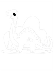 dinosaur coloring page 