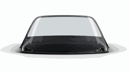 Augmented reality windshields white background isolated