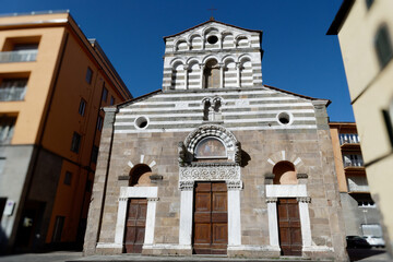 Fototapeta na wymiar Catholic basilica church of San Giusto . Lucca, Italy