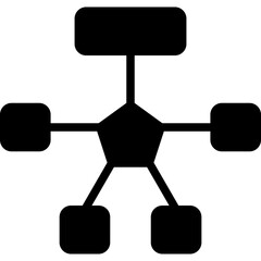Algorithm Vector Glyph Icon