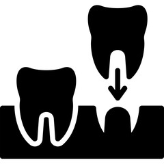 Implants Vector Glyph Icon
