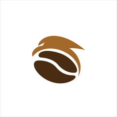 vector eagle coffee, logo, can be used as a background, templet, icon, logo design, wall, etc