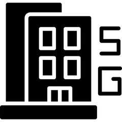 5G-7 Vector Glyph Icon