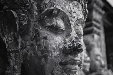 Thailand's buddha head.