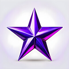 Obraz premium Radiant Diversity: Captivating Star-shaped Icons in Beautiful Colors.(Generative AI)