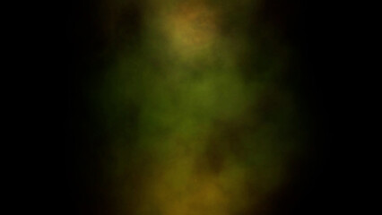 rainbow smoke on black