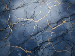 High resolution blue marble floor texture