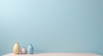 Fototapeta premium white vase on the table