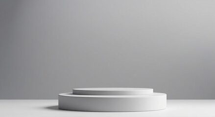 Elegant Podium Platform for Cosmetics
