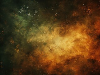 Khaki nebula background with stars and sand