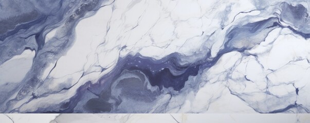 Indigo marble pattern that has the outlines of marble, in the style of luxurious, poured