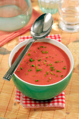 Pink vichyssoise.