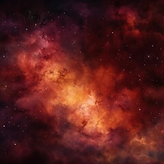Fototapeta na wymiar Maroon nebula background with stars and sand