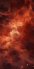 Obraz na płótnie Canvas Maroon nebula background with stars and sand