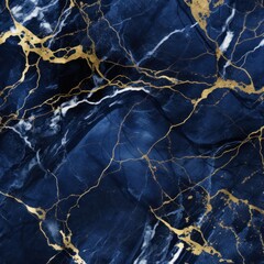 Navy Blue marble pattern that has the outlines of marble, in the style of luxurious, poured 