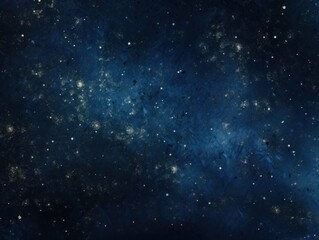 Fototapeta na wymiar Navy Blue nebula background with stars and sand