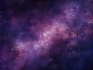 Fototapeta na wymiar Purple nebula background with stars and sand