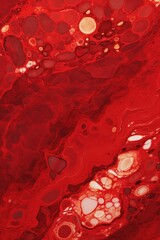 Red marble pattern that has the outlines of marble, in the style of luxurious, poured 