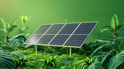 Fototapeta premium Urban landscapes with superior green energy in the future. AI-generated