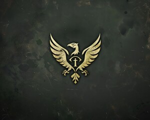 logo with abstract background