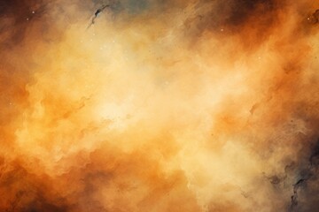 Tan nebula background with stars and sand