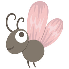 butterfly cocoons flat cartoon vector art, png transparent background