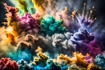 Blast of different color 