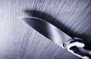 Cold steel hand knife object design element