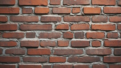 Obraz premium Red Brick Wall Seamless Texture for 3D Rendering. AI Generated