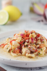 Ceviche, a fish dish of the cuisine of Peru