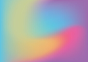 Abstract blur background, rainbow gradient vector illustration template for banner,website,poster