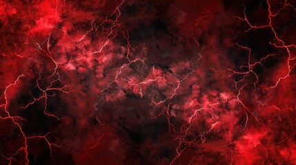 Mysterious Red and Black Marbled Texture - obrazy, fototapety, plakaty