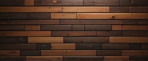 Wooden background, stacked wood planks, the vintage style of this setting creates a dim and mysterious atmosphere