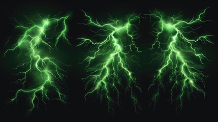 Striking Green Thunder Special Effects 