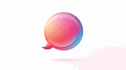 Speech Bubble icon vector illustration logo template