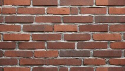 Obraz premium Cozy Brown Brick Wall Seamless Texture. AI Generated