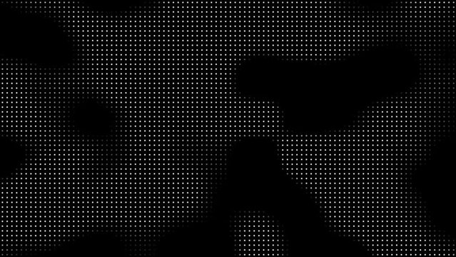 Abstract technology corporate background white digital dots and grid looping texture