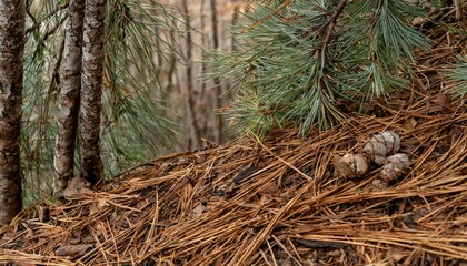 A background that fills the air with the sweet, earthy scent of pine needles and damp forest
