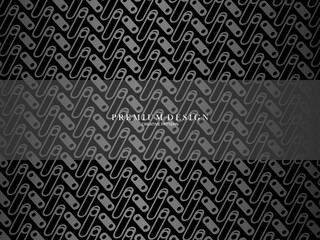 Black metal texture steel background. Perforated metal sheet. Premium dark background.	
