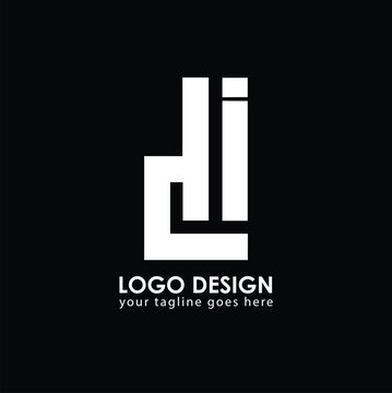 DI DI Logo Design, Creative Minimal Letter DI DI Monogram