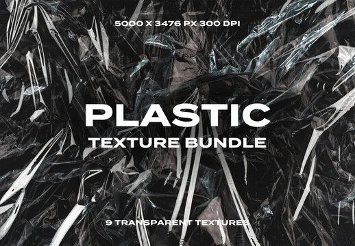 Plastic Transparent Overlay Texture Pack Bundle Effect Surface