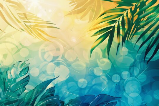 Abstract background for Palm Sunday