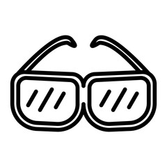 Sunglasses Line Icon