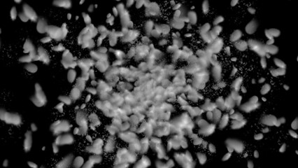 black and white background