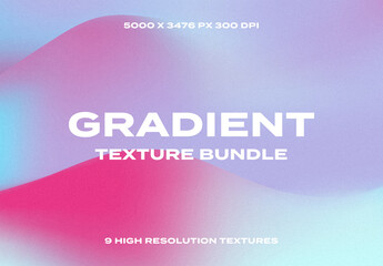 Gradient Noise Grain Colorfull Colored Overlay Texture Pack Bundle Effect Surface