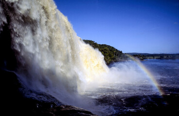 Salto El Sapo. Canaima National Park.Gran Sabana. Bolivar State. Venezuela.