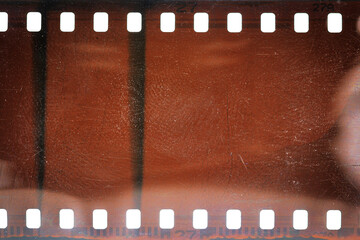 Dusty and grungy 35mm film texture or surface