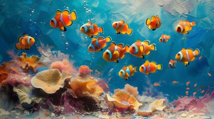 fish swimming in underwater