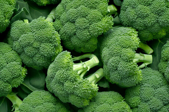 Texture of green broccoli
