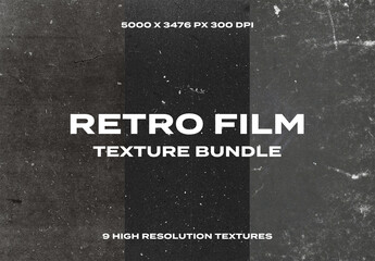 Old Retro Film Leaks Frame Light Photo Analogue Overlay Texture Pack Bundle Effect Surface